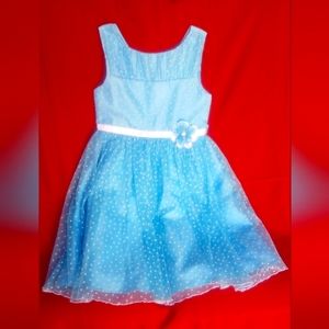 Jona Michelle light blue girls dress, size 8